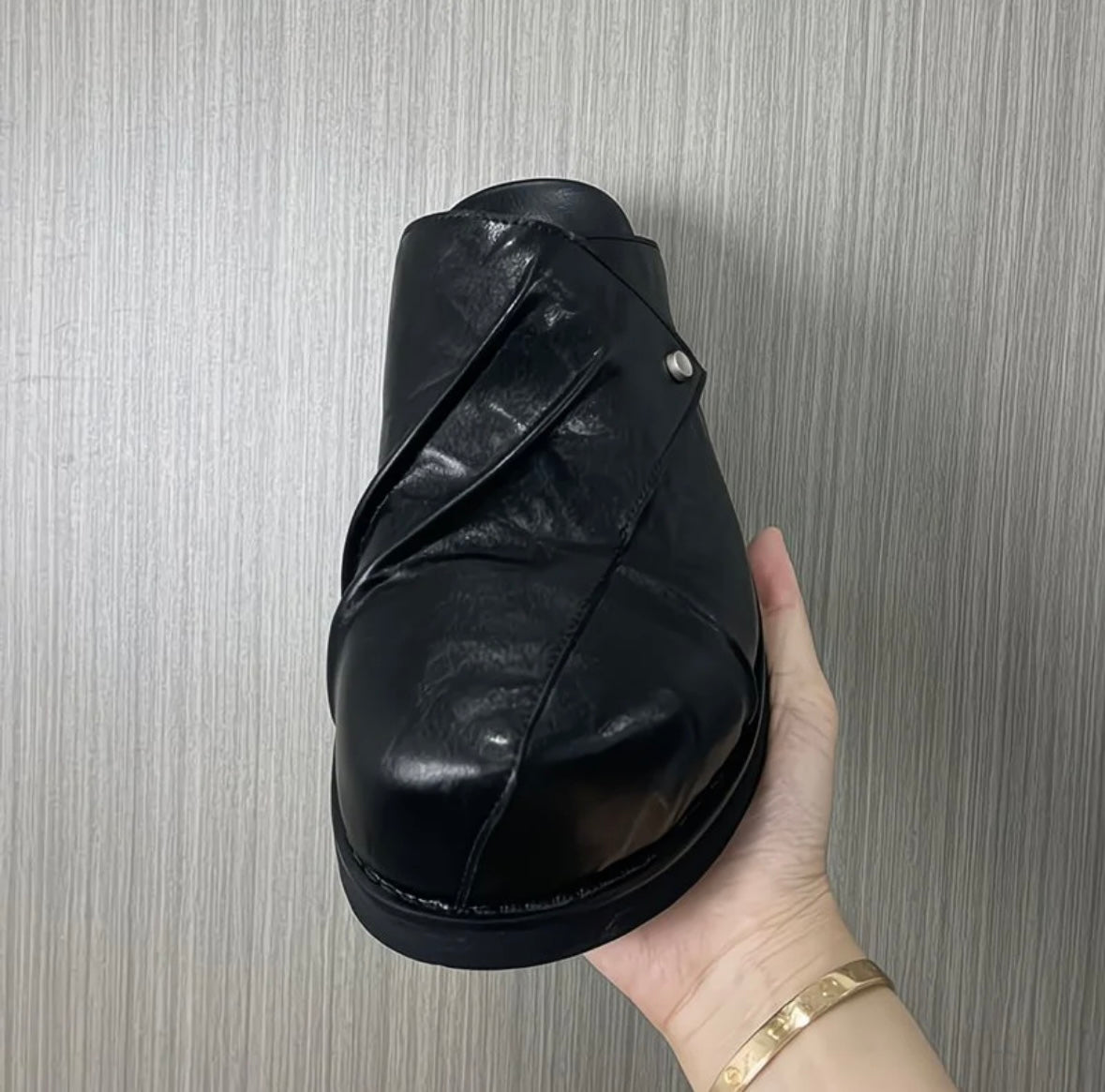Wrapped Leather Mule