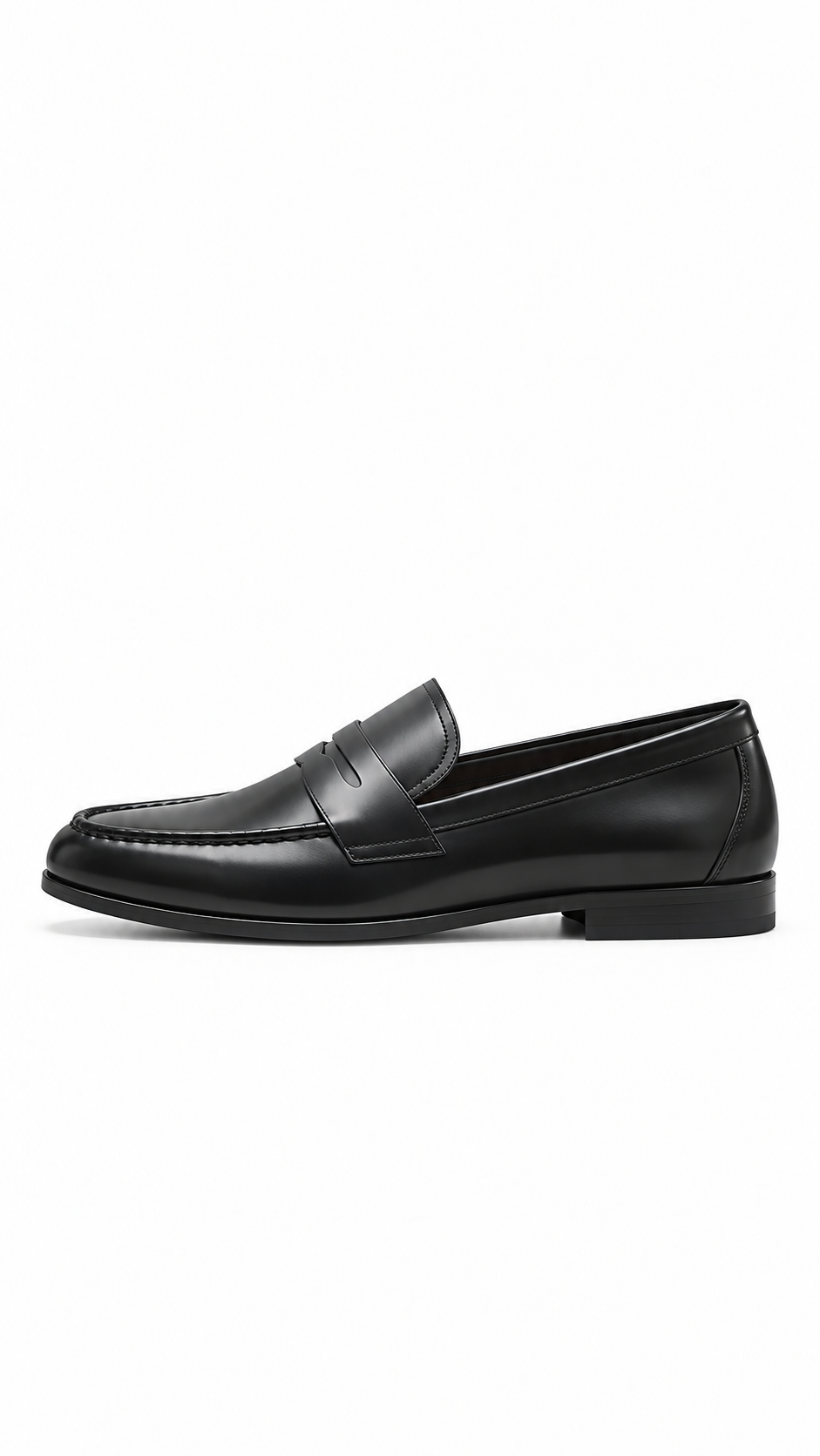 NOIR PENNY LOAFERS