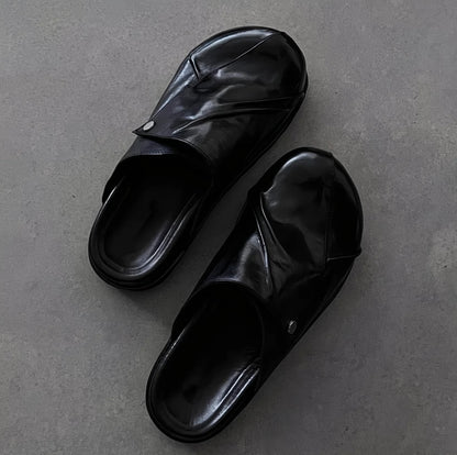 Wrapped Leather Mule