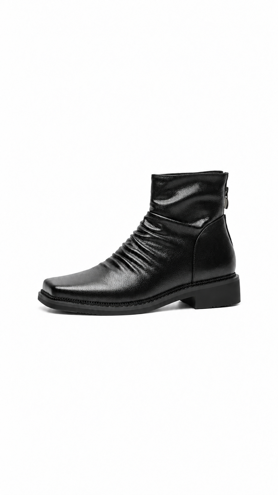 Drape Square Toe Boots