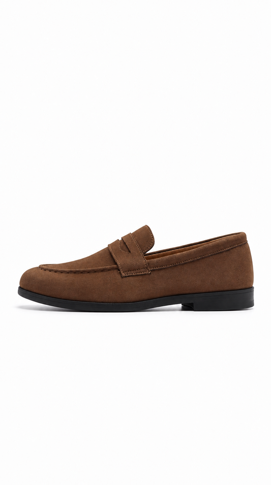 Suede Penny Loafers
